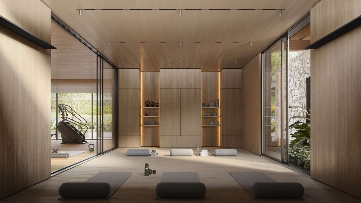 Espaço wellness da Chácara Kantuá